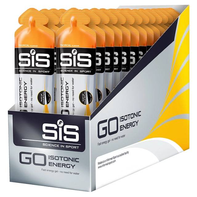 SiS GO Isotonic Energigel Ask Tropical, 30 x 60 ml