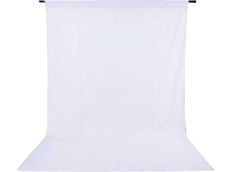 Hvid Foto Baggrund 200x200 cm