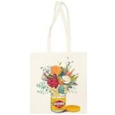 Vegemite Bouquet Unisex Beige Totebag Återanvändbar Väska