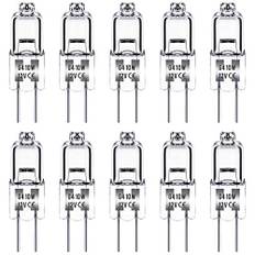 Techgomade G4 halogenlampor 12 V 10 W, dimbar G4-glödlampa med 150 LM 3 000 K varm vit, 10-pack