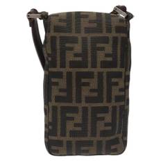 Fendi Vintage Shoulder Bag Stl. - Axelremsväskor Från Magasin - Brown (W 11cm x H 18cm x D 3cm)