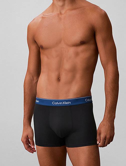 5 Pack Boxer Briefs - Icon Cotton Stretch - Black - XS.