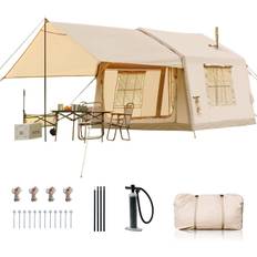 Oppusteligt glamping-telt