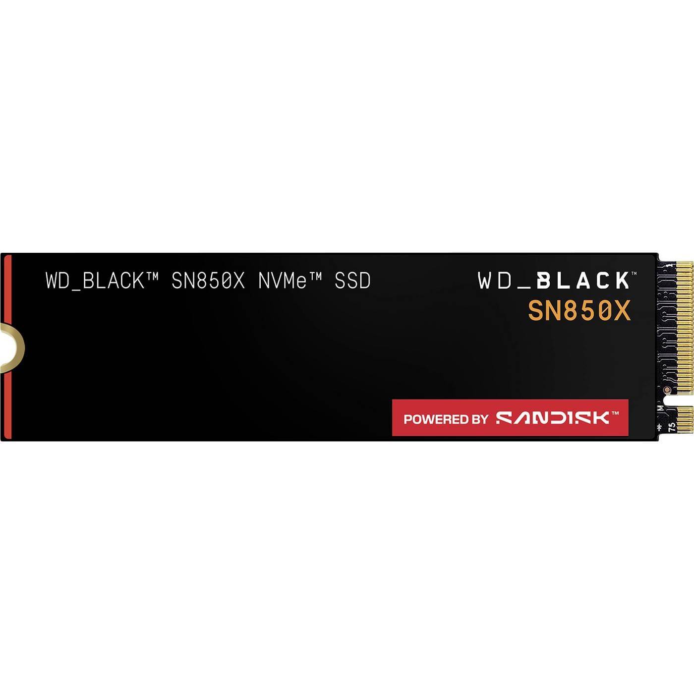 Western Digital WD_Black™ SN850X 4 TB Intern NVMe/PCIe M.2 SSD PCIe NVMe 4.0 x4 Box WDS400T2X0E