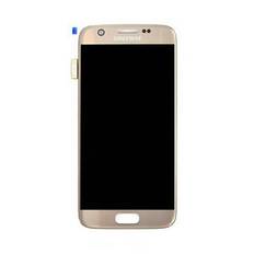 Samsung Galaxy S7 Original Skärm LCD Display Glas - Guld