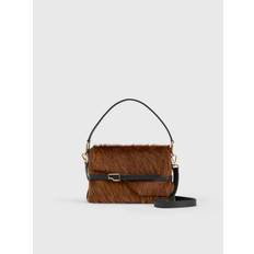 Lierna Cannella/Black Pony/Leather Shoulder bag - One Size (One Size)