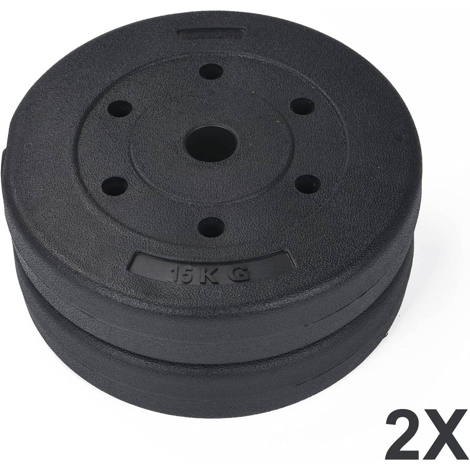 15kg/ 20kg/ 30kg Standard Weight Plates Set Dumbbell Gym Barbell Lifting Training Dumbbell Plates For Bodybuilding
