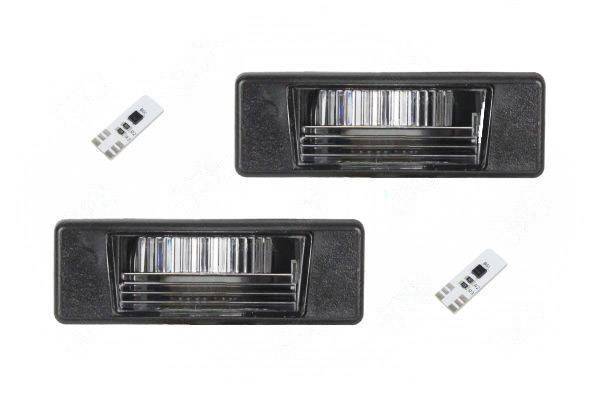 ABAKUS 035-28-905LED Nummerpladelys Tuning / Accessory Parts på begge sider, med LED, W5W