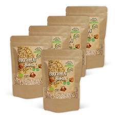 Boghvedeflager ØKO 500g x 5 pakker