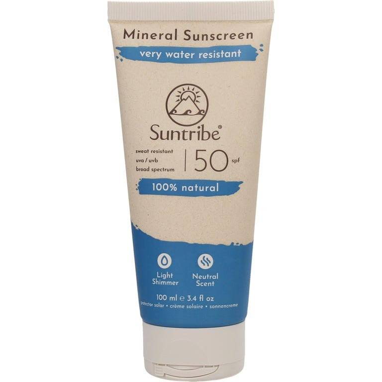 Suntribe mineralskyddskräm för ansikte och kropp SPF 50 100 ml