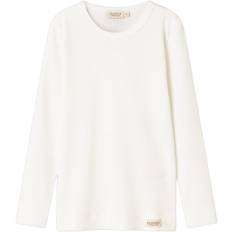 MarMar Copenhagen Plain Tee LS Stl. 3Y/98 fepojkar - Toppar Från Magasin - Gentle White (3Y/98)