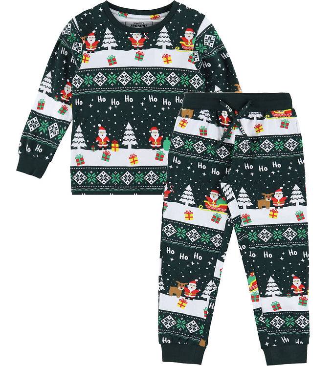 Jule-Sweaters Pyjamas - 2-delad - Det Jolly goda - Jule-Sweater - 3-4 år (98-104) - Pyjamas 2-delad