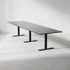 Konferencebord Modul, Størrelse 420 cm, Farve Sort, Ben Sort