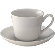 Villeroy & Boch Twist White Espressokop Og Underkop Med Underkop - Espressokopper Porcelæn Hvid - 63923-63924