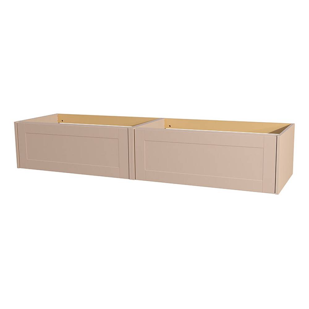 TVÄTTSTÄLLSSKÅP CAMARGUE AURA LÅG DUBBEL 160CM SHAKER SKÄR