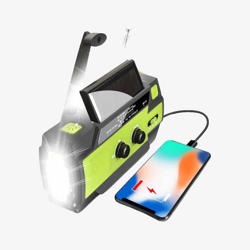 Go - Nødradio med håndsving - 4000 mAh.