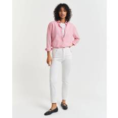 GANT Dame Slim fit korte hvide jeans (33)