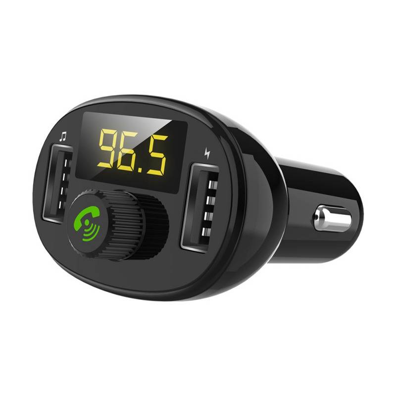 Bt23 bluetooth bil mp3 handsfree spelare bil cigarettändare fm kort maskin digital display usb bil laddare bil