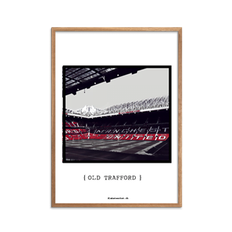Old Trafford View Plakat