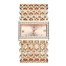 Armbandsur damer mors dag damer klocka armbandsur damer klocka damer armbandsur damer armbandsur damer klockor analog kvarts armband modern vacker tvåfärgad smycke gåva för dig flickor kvinnor,