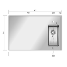 Decosteel DecoDesign diskbänk måttanpassad 70066