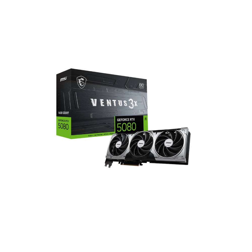 MSI GeForce RTX 5080 VENTUS 3X OC 16GB