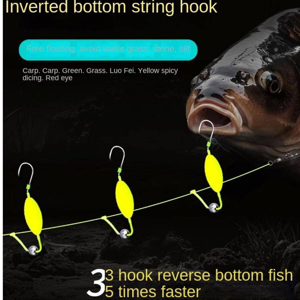 Automatiskt Vändande Karpfiskekrok Upphängning Karp Riggar Fiskebete Fiskeredskap