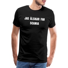 ÄLSKAR FAN SCANIA premium T-Shirt herr - black / 4XL
