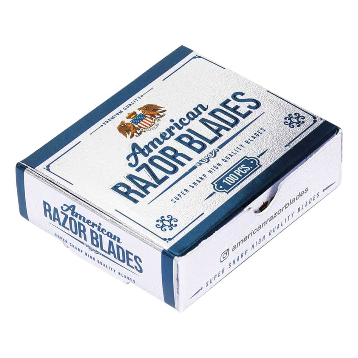 American Razor Half Blades, 100 stk..