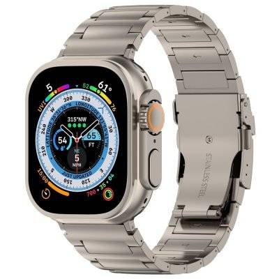 Titanarmband Apple Watch Series 10 42mm Grå