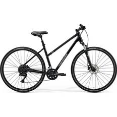 Merida Crosshybrid Crossway 100 Dam Black/Silver - Svart/Silver (S)