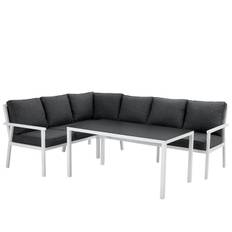 Rana hörngrupp vit/onyx, Hög V252/H195 cm - Vit