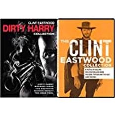 Clint Eastwood Collection Western The Man with no Name + The Dirty Harry Complete Series 9 Movie DVD Set