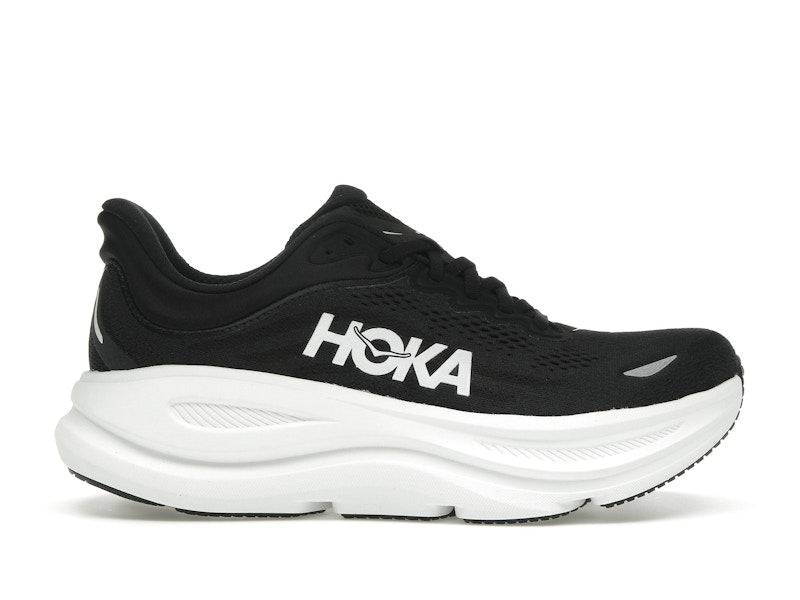 Hoka One One Bondi 9 Black White - 43 1/3 / Levering 3 til 6 dage