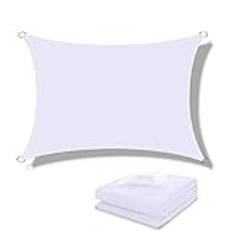 kudde för pool Stort solskydd Solskydd Skydd Utomhus Baldakin Trädgård Uteplats Pool Skugga Segel Markis Camping Skugga   Poolöverdrag(White,300x400cm)