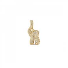 Elefant Hänge Medium Pavé