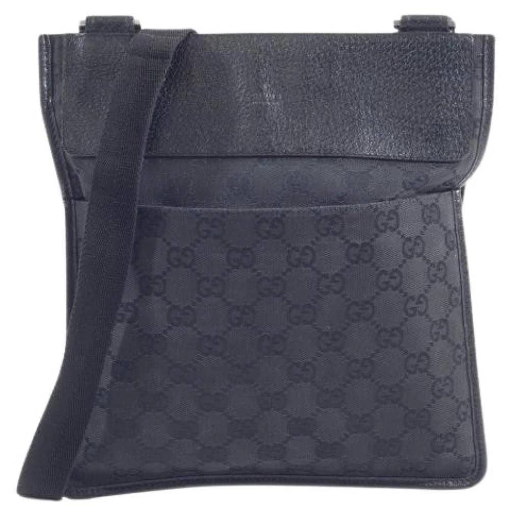 Gucci Vintage Pre-owned GG Canvas Skuldertaske - Vintage - Dame - Sort - ONE SIZE - Uld