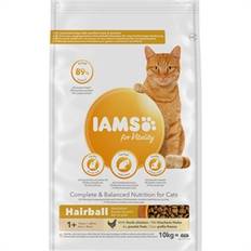 Iams kattefoder voksen hairball med kylling - fra 1 år