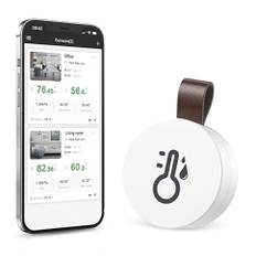 Lollanda Trådløst Termometer & Hygrometer – WiFi Temperatur- og Fugtighedsmåler med App Notifikation & Dataoptagelsesfunktion