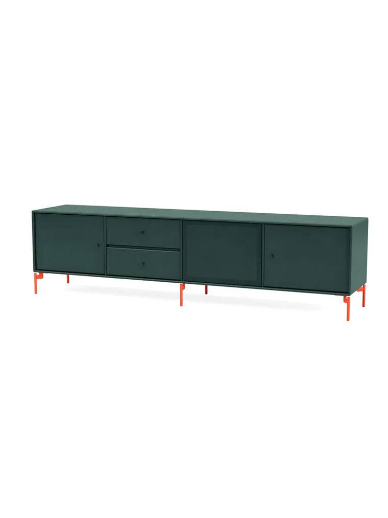 TV & Sound Modul, Octave VIII, inkl. ben fra Montana Black Jade / Rosehip - Jacobsen Plus