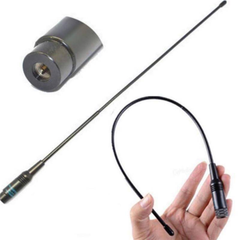 Na-771 Sma-Hona Dubbelband 10W Antenn För Baofeng Uv5R Uv-82 Saus svart