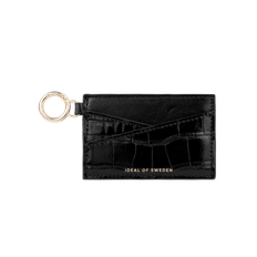 iDeal Ora Korthållare Keyring Glossy Black Croco
