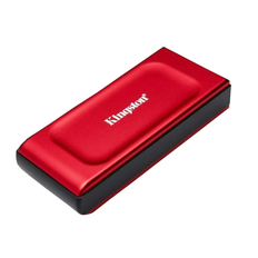 Kingston XS1000 - SSD - 1 TB - ekstern (bærbar) - USB 3.2 Gen 2 (USB-C stikforbindelse) - rød