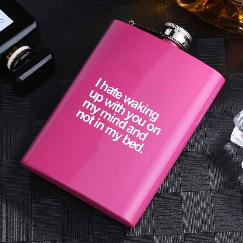 8oz rom flagon rostfritt stål alkohol hip kolv whisky kolv flaska wisky alkohol kolvar för sprit brudtärna män - Bokstaven g