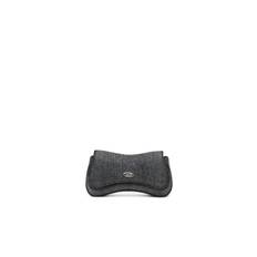 Diesel - Play-Pochette en denim cristal - Sacs pochette - Femme - Noir
