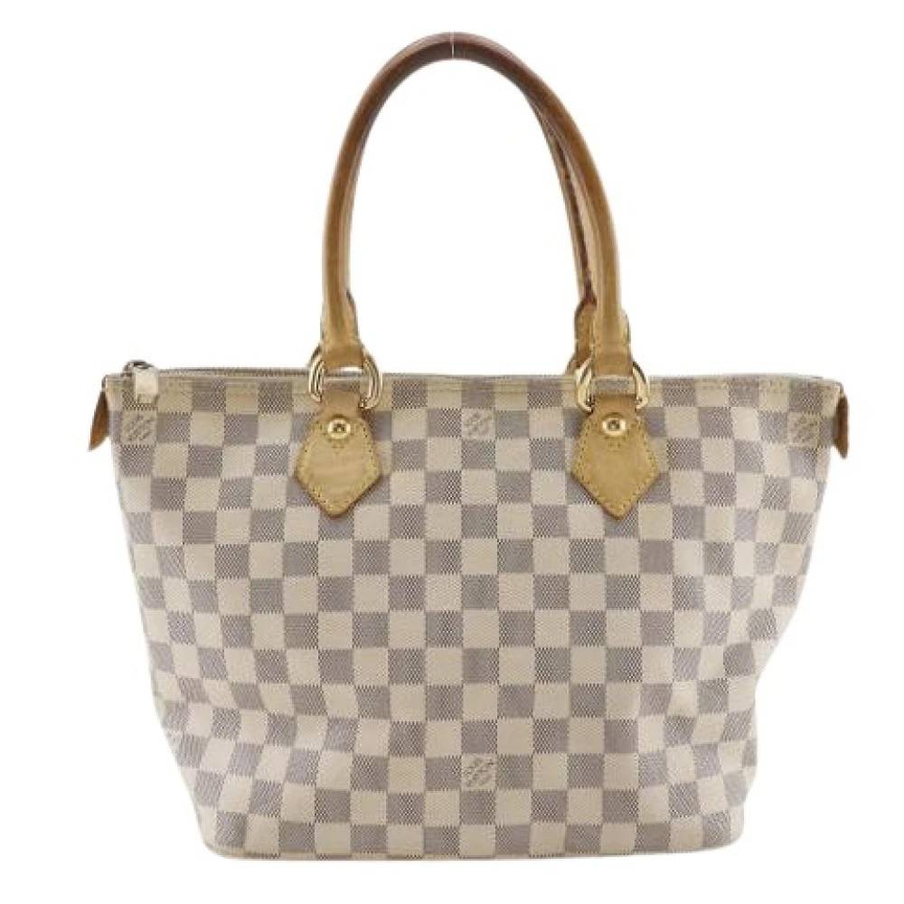 Louis Vuitton Vintage Pre-owned Saleya PM Damier Azur Håndtaske - Vintage - Dame - Beige - ONE SIZE -