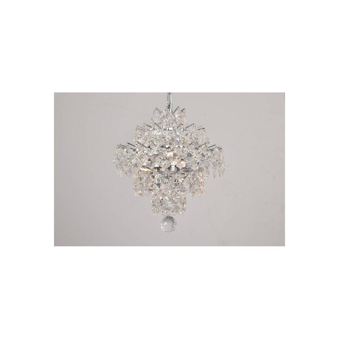 Norrsken Design Kristallkrona Silvia Krom 26cm