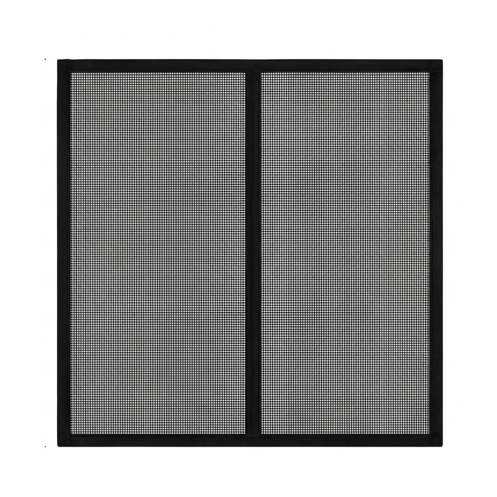 No-Drill Mesh Pet Gate Fence for Cats & Dogs - 85 X 85CM Black