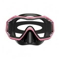 1 st. vuxen 3-fönster PC-lins helpanorama silikon dykmask/mask, anti-läckage, lätt justerbar, lämplig för dykning, snorkling, fridykning, simträning, - Rosa (XS,Vuxna-M/L)