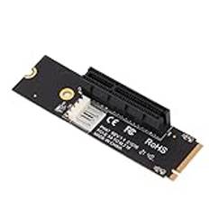 PH47 NGFF M2 To PCI-e Adapter, NGFF/M.2 To PCIE X4 Slot Riser Card with LED Indicators, Compatible with X1 X4 X8 X16, PCIE Adapter Converter for BTC Miner Mining